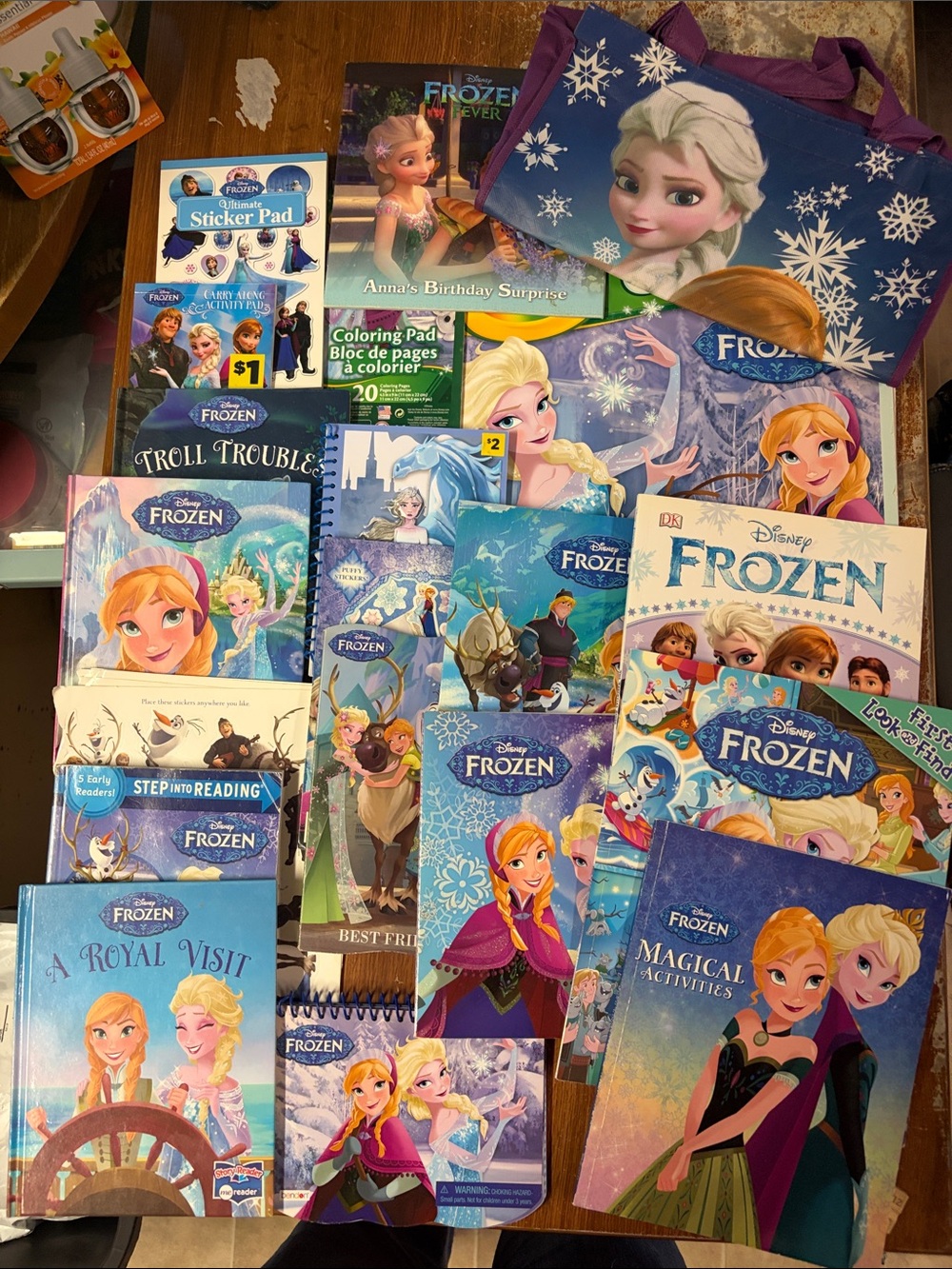 Disney Frozen Activity and Story Book Bundle